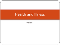 Health and Illness.ppt